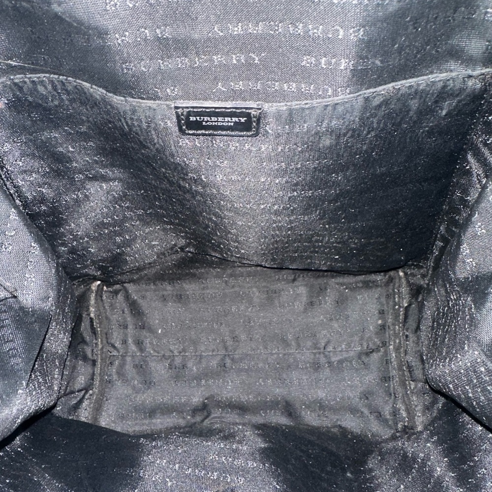 Burberry Plaid Backpack with Black Accents - Picture 6 of 6